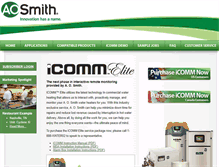 Tablet Screenshot of aosmithconnect.com
